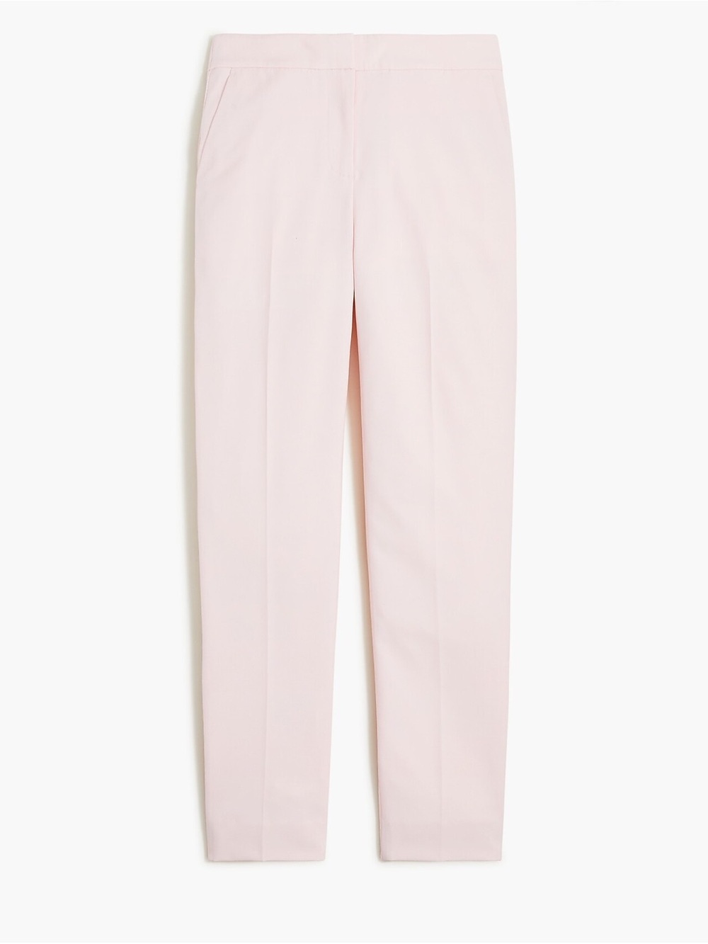J. Crew Factory Pale Pink Straight-Leg Pants